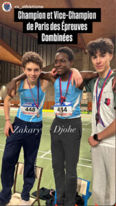 Championnet Athlétisme au championnat de Paris d'épreuves combinées 2025