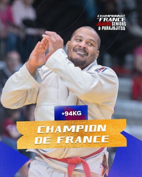 David champion de France Jiu-Jitsu Brésilien 2026