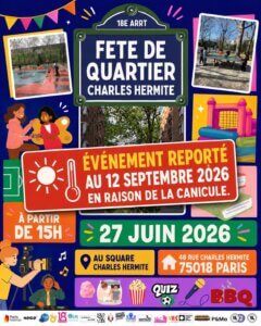 Fête de quartier Charles Hermite septembre 2026