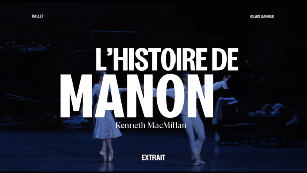 Ballet L'histoire de Manon