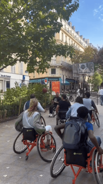 Paris basket fauteuil à Sentez-vous Sport 2026 dans le 17e